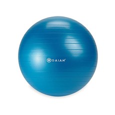 Gaiam 아동용 밸런스 볼 운동 안정성 요가 볼 블루 45cm, Gaiam 아동용 밸런스 볼 운동 안정성 요가 볼, 블