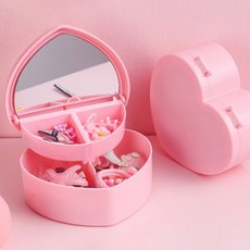 하트 악세사리 보관함 보석함 악세사리함 DD-11546, 핑크