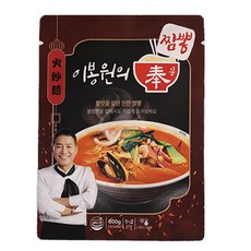[조이홈쇼핑] 이봉원의 봉짬뽕 얼큰 불맛 짬뽕 밀키트, 4팩, 830g