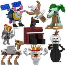 이탈리안 브레인롯 Italian brainrot 블록 8종 F0716234, 8개