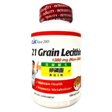 CLK健生大豆卵磷脂軟膠囊100粒/瓶 台灣公司貨, 1個, 100顆