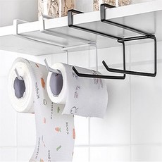 헤이영 2구 씽크대 걸이 거치대, 블랙