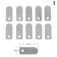 10pcs 공기 압축기 밸브 플레이트 용 알루미늄 시트 실버 사일런트 오일 프리 기계 (Color-113X33MM), 113X33MM, 1개, 3) 113X33MM
