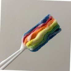 부직포 무지개 텀블러 병 세척솔 긴 병솔 주방 컵 닦이 부직포수세미 싱크대청소 텀블러세척솔