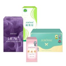 JERÔSSE 婕樂纖 纖纖飲 纖飄錠 爆纖錠 紫纖飲 綜合保養組, 1個, 1組