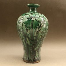 綠釉民窯梅瓶, 如圖所示