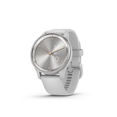 Garmin vívomove Trend 스타일리시한 하이브리드 스마트워치 오래 지속되는 배터리 수명 다이나믹 시계 바늘 및 터치스크린 디스플레이 미스트 그레이 1606