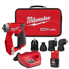 含稅 Milwaukee M12 2505-20無碳刷馬達 多功能 四合1 拆裝機 電鑽 起子機, 1個, 平行輸入美規（2.0+充+側翻袋）