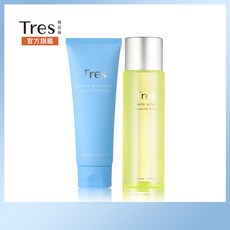 【Tres 特莉絲】毛孔淨化組 潔顏霜120ml 抗痘化妝水150ml, 1組