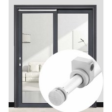 urkoteer 미닫이 문 도어클로저 슬라이딩 도어 자동 문닫힘 중문, 문 폭 0.75-1.3미터/가벼운 문/30~50kg, 1개, 화이트