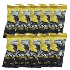 도루코 면도기 페이스6 일회용 6중날 휴대용 면도기, 1개입, 10세트