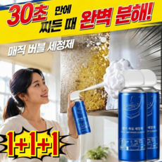 1/1+1+1강력 고밀도 버블 세정제 빠른 청결 냄새 제거 향기 남기기 나혼산 김신영 화장실 청소 추천템, 1세트, 300ml