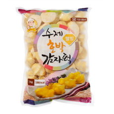 케이푸드_바우네 웰빙 수제 호박 감자떡, 2kg, 12개