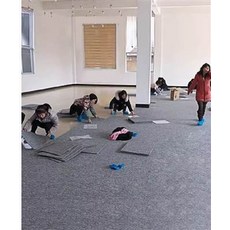 嬰幼兒拼圖地板墊, 辦公室地毯寶寶爬拼接方塊臥室滿鋪公司地墊商用大面積工裝簡約36片, 1個