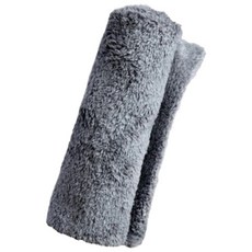 Adam's 亞當 無邊纖維布 灰色超細纖維下蠟布 汽車美容吸水擦車布 946, 灰色