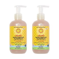 캘리포니아베이비 카렌듈라 모이스처라이징 핸드워시 유아 손세정제 251ml, French Lavender, 2개