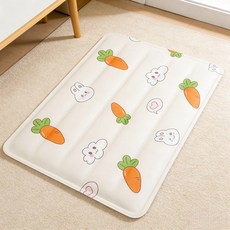 여름용 반려동물 쿨링 매트 고양이 강아지 냉방 침대, 1개, 클라우드 캐롯