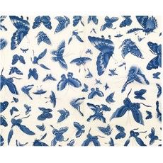 세라믹 underglaze 전송 용지 다채로운 종이 파란색과 흰색 스티커 54x37cm 고온 데칼, 2