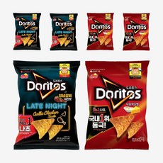 롯데 도리토스 2종 혼합 84g x 6개 (나쵸치즈맛 양념갈비치킨맛 각3개), 1개