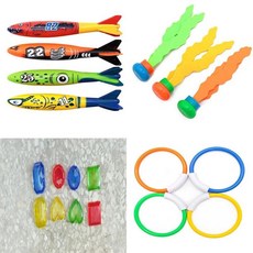 다이빙 장난감 세트 수영장 스틱 링 해적 보물 물고기 문어 물 수영 목욕, S 19PCS, 1개