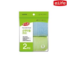 항균 순면 타올 2P 흡수력 좋은 욕실 타월 신혼부부선물, 1개