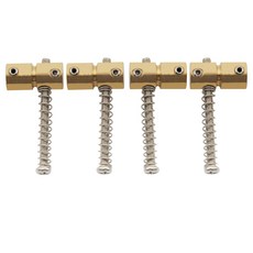 뮤직릴리 프로 19mm 황동 베이스 브릿지 새들 4현 PB Musiclily Pro 19mm Brass Bass Bridge Saddles for 4 String PB Preci, 1개