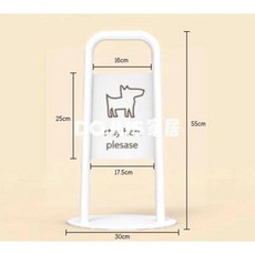 철제 카페 입간판 스탠드 안내판 실외 매장 앞 웰컴보드 맞춤제작, 고객센터 문의, 40x70CM, 1개