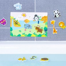 물놀이 스티커 목욕놀이, 1개, 공룡숫자 UDOEV0114