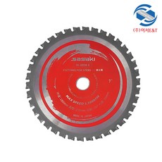 SASAKI 사사키 7인치 철공용 금속날 초경톱날 팁쏘 SS-18038-3 원형팁쏘 180x2.0x19x38T, 1개