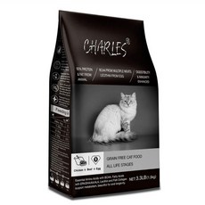 Petroyal CHARLES 查爾斯無穀凍乾貓糧 (6.8Kg) 深海鮮魚口味, 1個, 無穀-全齡貓牛肉+凍乾3.3lb*1包
