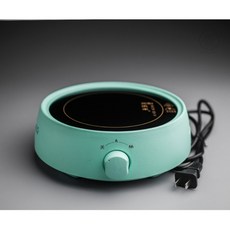 GM-308 1구전기레인지 차끓이기용 주전자 초 슬림 미니 소형 휴대용 전기레인지, 초록 1구전기레인지