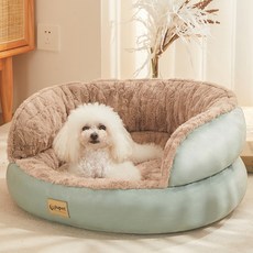 독스랩 반려동물 극세사 허그 쿠션 방석, 민트, 1개