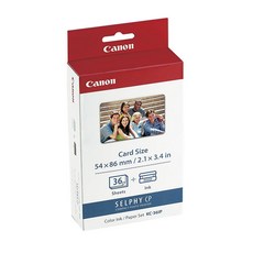 Canon KC-36IP 信用卡尺寸相片紙含墨盒 (36張) 適用於CP1200 CP1300 CP1500