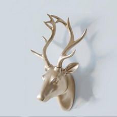 혜문전방 사슴머리 벽장식 43cm