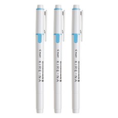 PILOT 키레나 베이직 형광펜, 3개, 블루, (키레나 베이직)