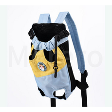 Merero 강아지 앞포대기 앞가방 기내용 고양이 이동장 이동가방 슬링백, 1개, 블루