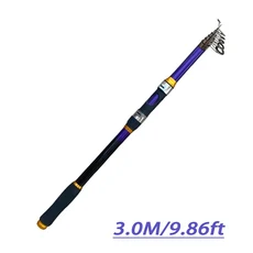 -2.1M 2.4M 2.7M 3.0M 스피닝 낚싯대 초경량 탄소 섬유 휴대용 텔레스코픽 송어 잉어용, 04 3.0M