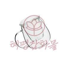 머쉬룸 티머그 320ml 혜명마트 답례품 유리다기잔 뚜껑있는머그컵 홍보물 유리잔인쇄제작