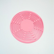 실리콘 와인백 휴대용 보틀 텀블러 커피 캐리어 그물망, 1개, 핑크