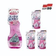 SOFT 99 眼鏡清洗液-超除菌型-叢林花語 200ml 加 160ml 4件組, 1個