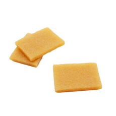 去膠片 生膠片 皮革清潔 除膠擦 不含螢光劑 不加染料 生膠擦 橡膠擦 皮革修復 去膠片 皮革去膠, 1個, 黃色