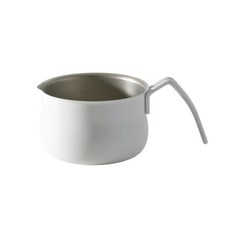 KOGU 珈琲考具 加熱牛奶壺 - 雪霧白『日本製』『原廠授權公司貨』, 1個