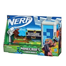 NERF 麥塊 創世神 Minecraft 風暴錘射擊器 Stormlander 孩之寶正品 美國直購, 1個