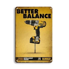 빈티지 툴 스틸 브랜드 메탈 사인 레트로 플라크 홈 바 카페 차고 작업실 클럽 벽 장식 맞춤형 레트로 디자인 선물, UK 40x30cm, 1. 12V-White