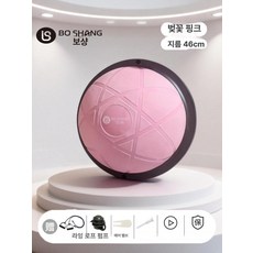 하프 필라테스보수 반짐볼 보수볼 글로시 블랙 운동 블루, 핑크 46cm 스타