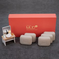 보령머드 클렌징 천연비누 각질케어 보습 진정 피부세안용 머드솝, 90g, 5개입