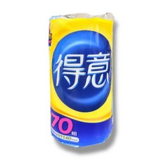 得意 抽取式廚房紙巾 100抽, 1個, 捲筒得意 廚房紙巾 1捲