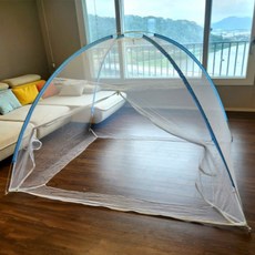 원터치모기장 [ 모기장(5-6인용)] 간편설치/야외겸용, 원터치모기장(3-4인용)