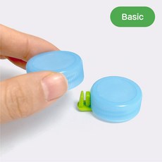 [플레이31] 도도리 (단품) - 병뚜껑 연결 놀이 블럭, 베이직(40개입)-평면연결블록