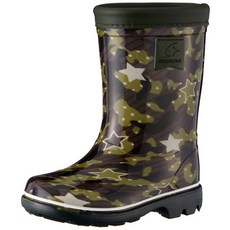 [문스타] 레인 부츠 일본제 장화 RB C65 키즈 카키 17.0 cm 2E